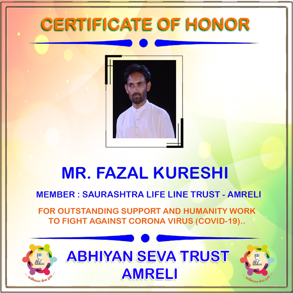 Certificate of Honor